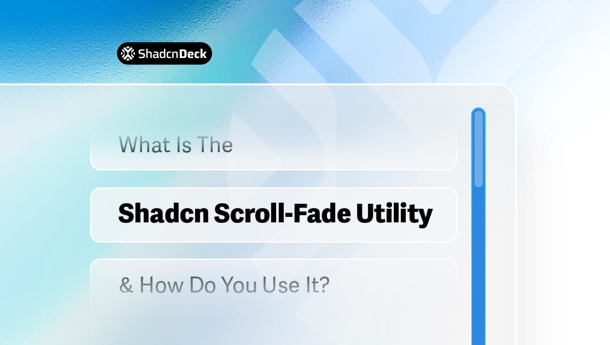 shadcn scroll-fade utility guide cover image